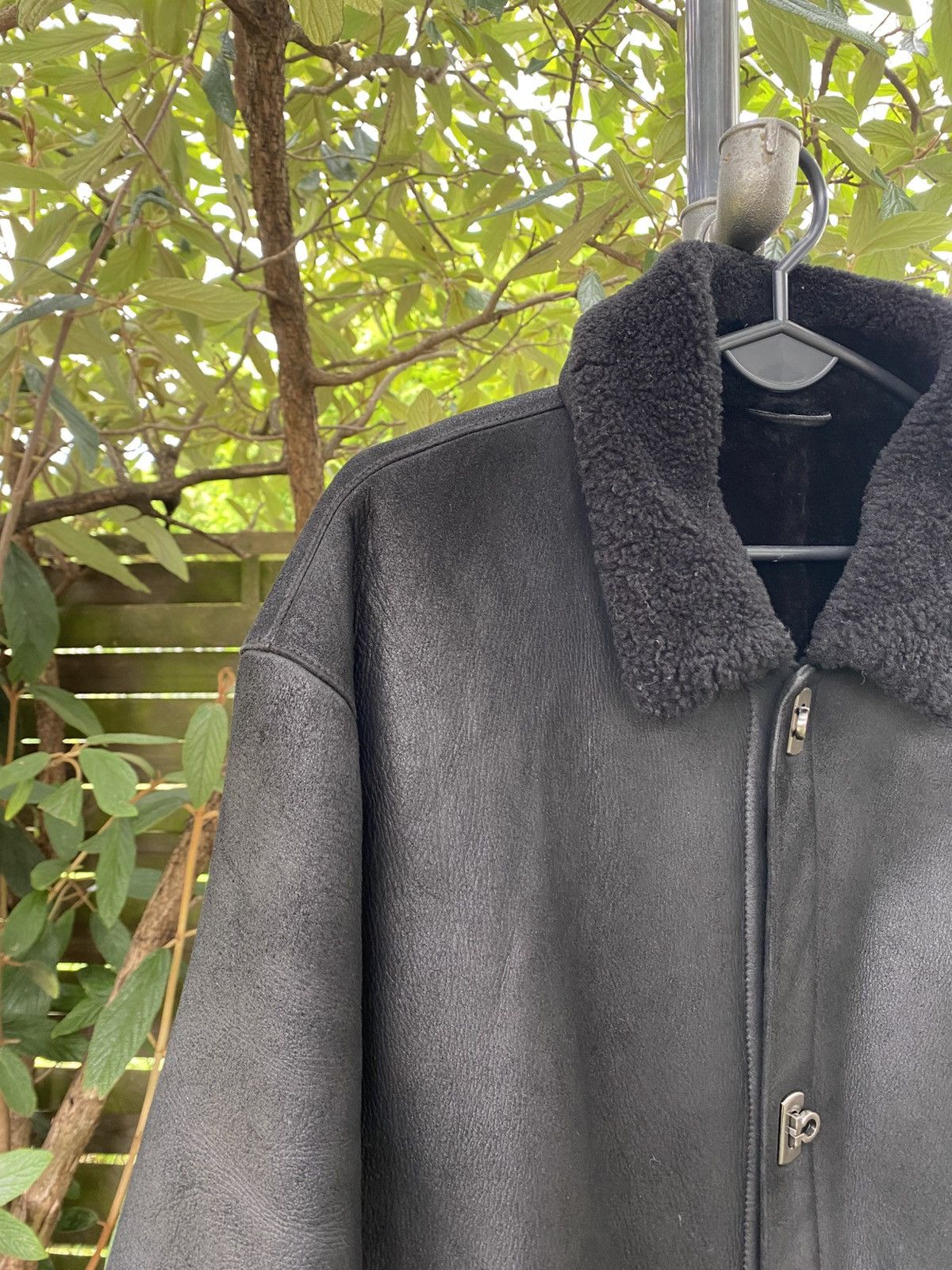 Salvatore Ferragamo Salvatore Ferragamo Shearling Leather Jacket Size US L / EU 52-54 / 3 - 2 Thumbnail