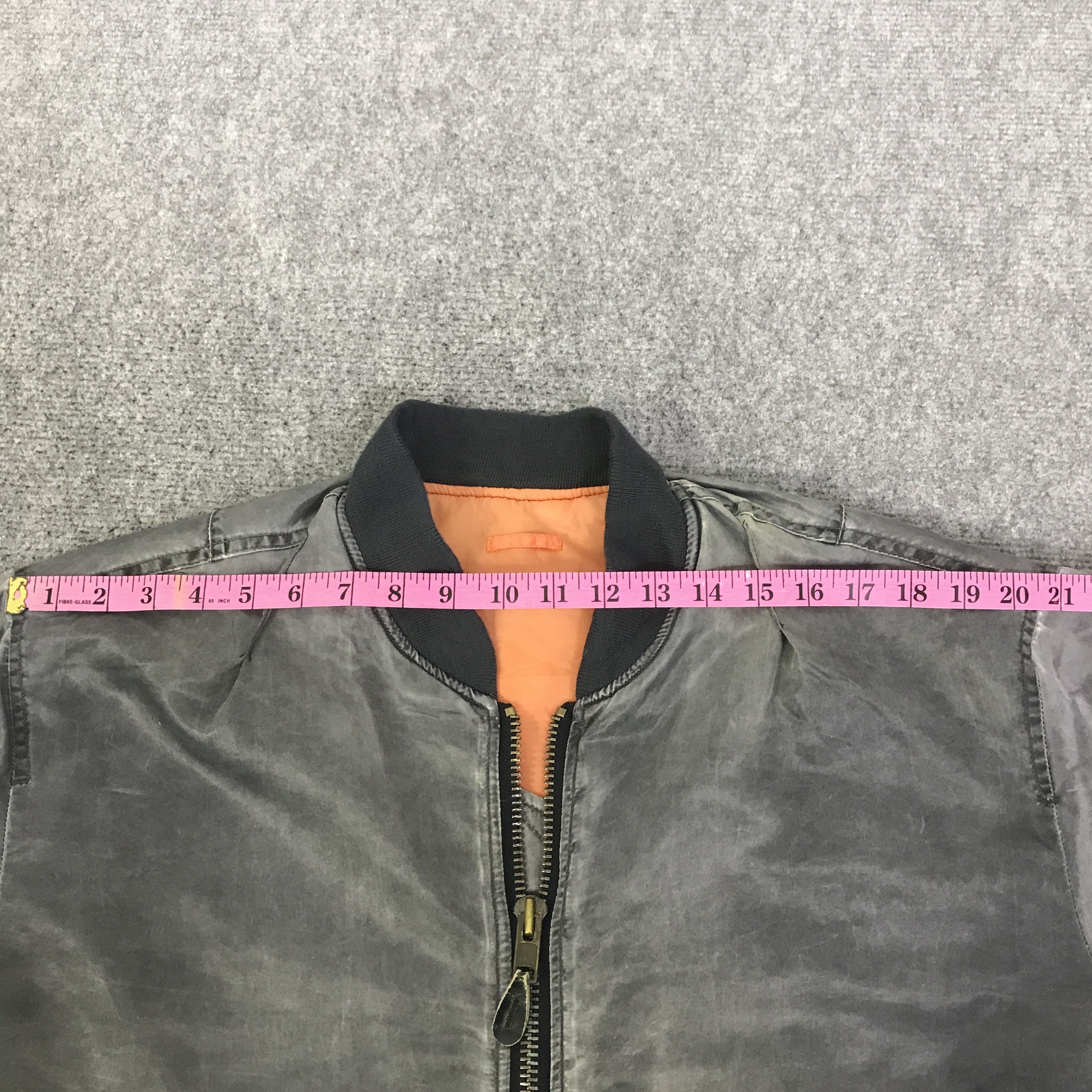 Japanese Brand Japanese bombers black faded jacket K94B17 Size US L / EU 52-54 / 3 - 6 Thumbnail