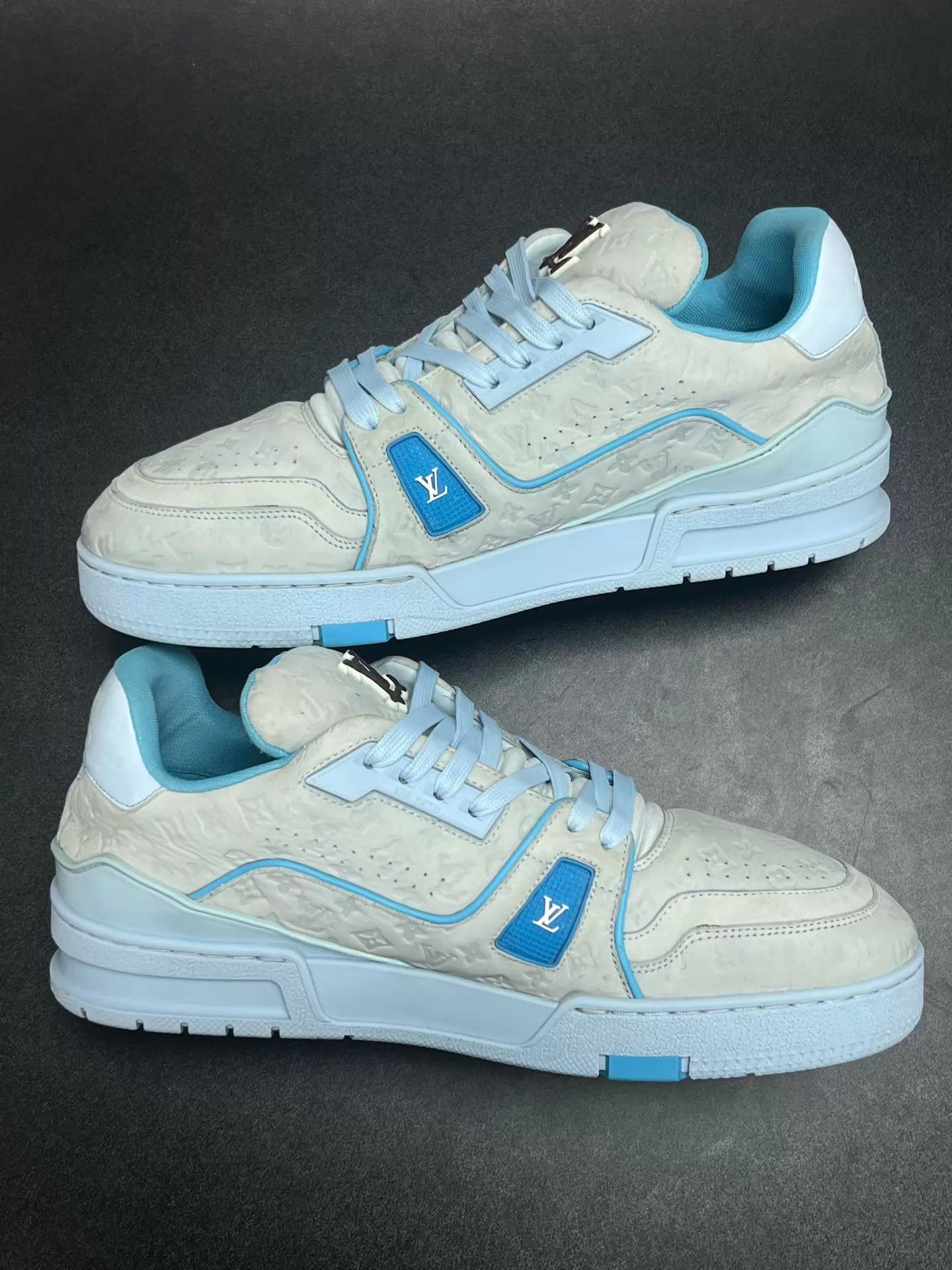 Louis Vuitton LV TRAINER Tyler Blue UK7.5/41.5 Size US 8.5 / EU 41-42 - 6 Thumbnail