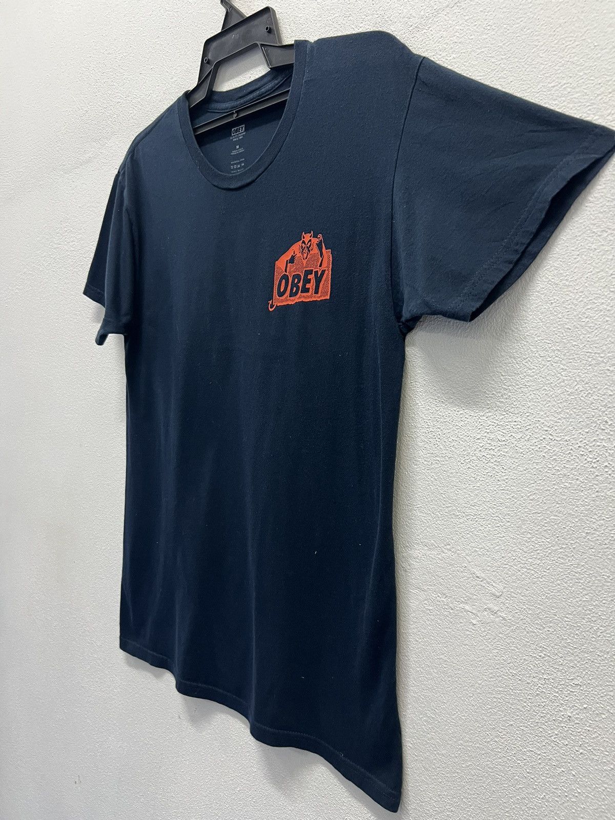 Obey × Vintage vintage Obey Devil shirt with back print Size US M / EU 48-50 / 2 - 5 Thumbnail