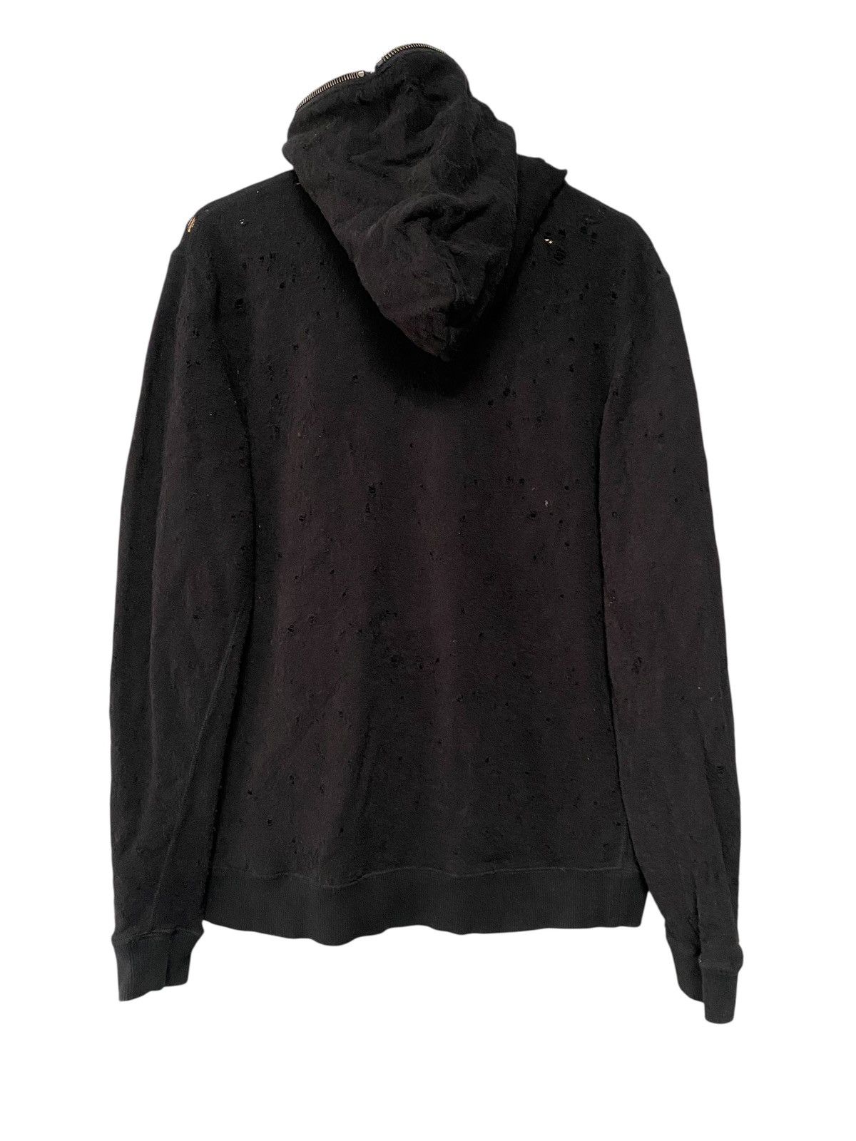 junhashimoto Junhashimoto distressed hoodie full zipper J5 Size US L / EU 52-54 / 3 - 4 Thumbnail