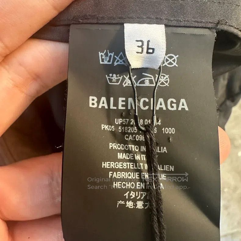 Balenciaga Balenciaga Black jacket with logo on back Size XS / US 0-2 / IT 36-38 - 4 Thumbnail
