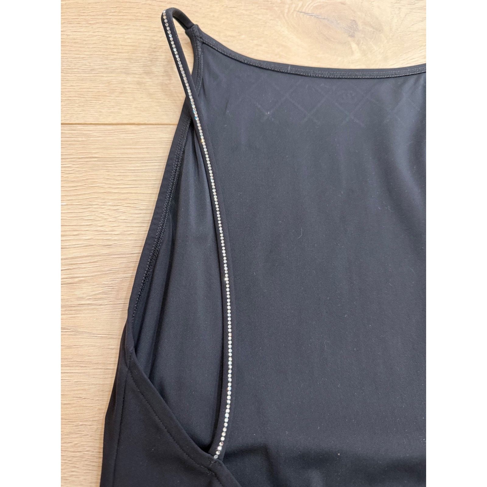 Chanel Chanel 23C Black Crystal CC Logo One Piece Swimsuit 38 Size S / US 4 / IT 40 - 12 Thumbnail