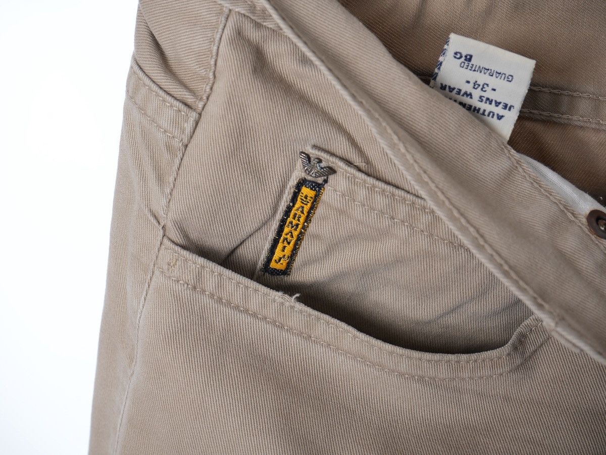 Armani Vintage Armani Jeans 90s Beige Jeans Metal Logo Y2K Size US 32 / EU 48 - 7 Thumbnail