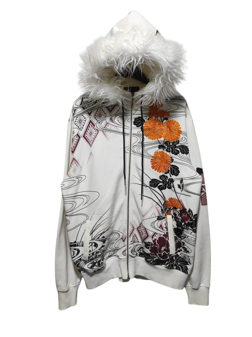 Japanese Brand Oriental Brand Sukajan zip fur hoodie ifsix LGB style Size US XL / EU 56 / 4 - 1 Thumbnail