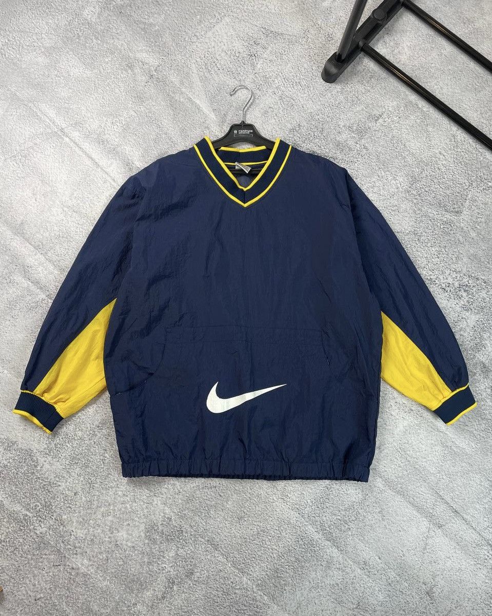 Nike × Vintage Vintage Nike Y2K big logo swoosh sweatshirt Size US XL / EU 56 / 4 - 3 Thumbnail