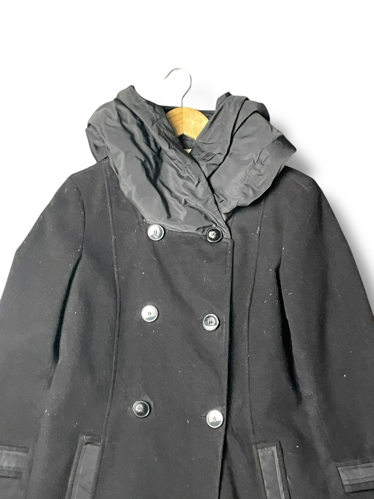 Japanese Brand × Vintage Isabelle Wool Hooded Long Coat (52) Size US XXS / EU 40 - 4 Thumbnail