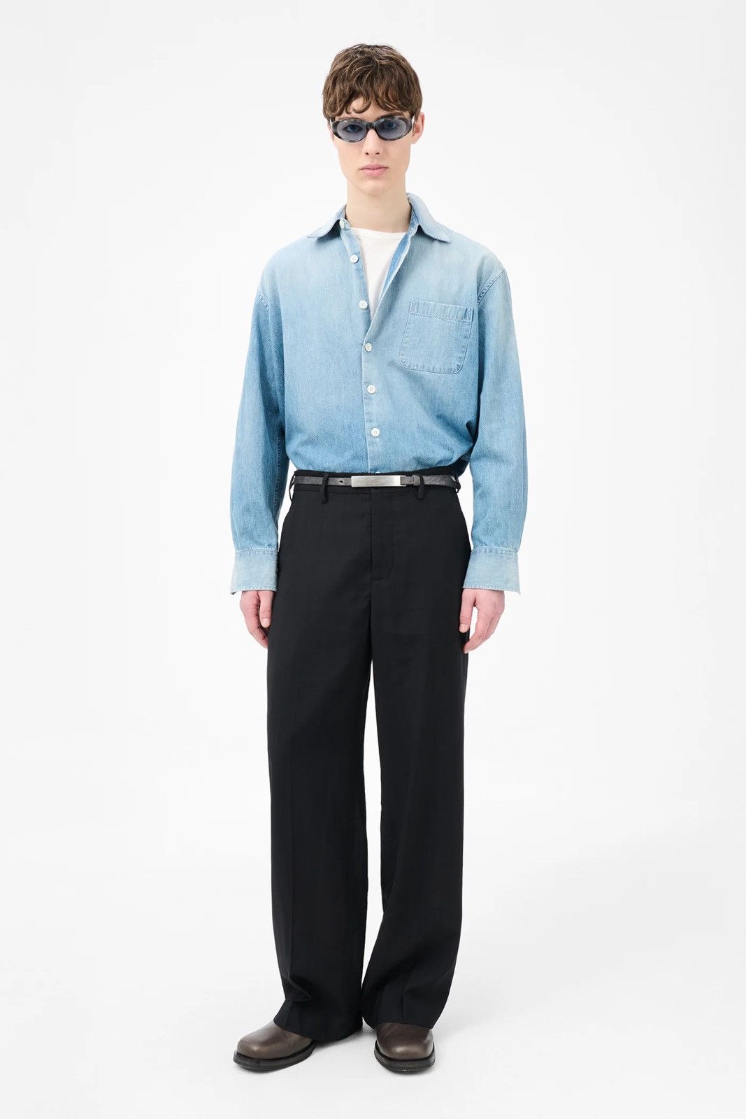 Our Legacy Black Experienced Viscose ‘Sailor Trousers’ Size US 34 / EU 50 - 15 Thumbnail