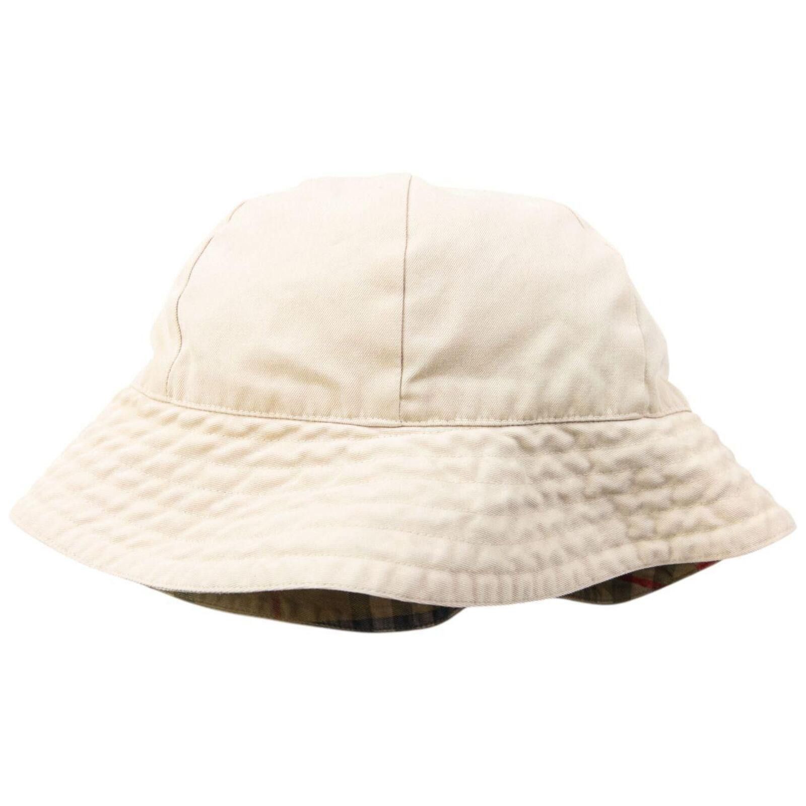 Burberry Vintage 90s Burberry Nova Check Reversible Bucket Hat Size ONE SIZE - 2 Thumbnail