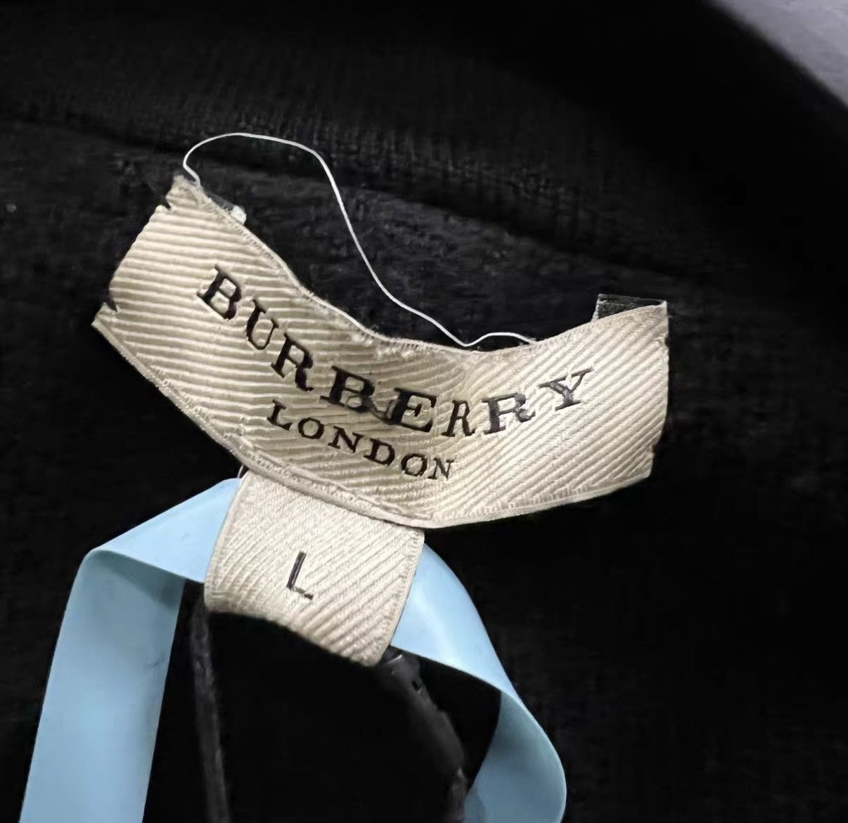 Burberry Burberry Black Knit Double-Breasted Sleeveless Coat J41 Size L / US 10 / IT 46 - 3 Thumbnail