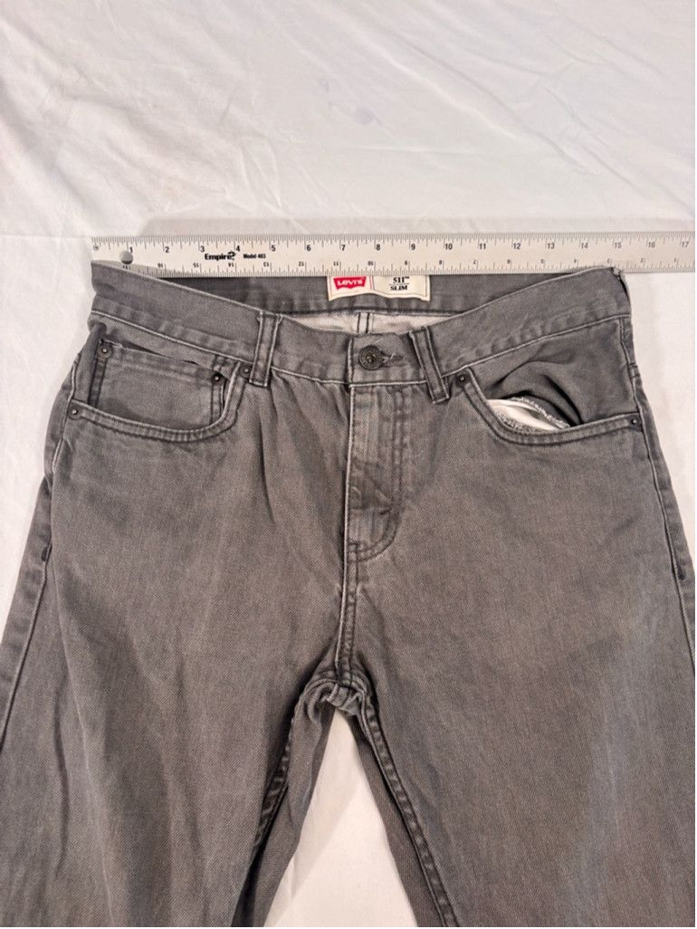 Levi's Men's Levi's 511 Jeans Size 32x30 Gray Size US 30 / EU 46 - 3 Thumbnail