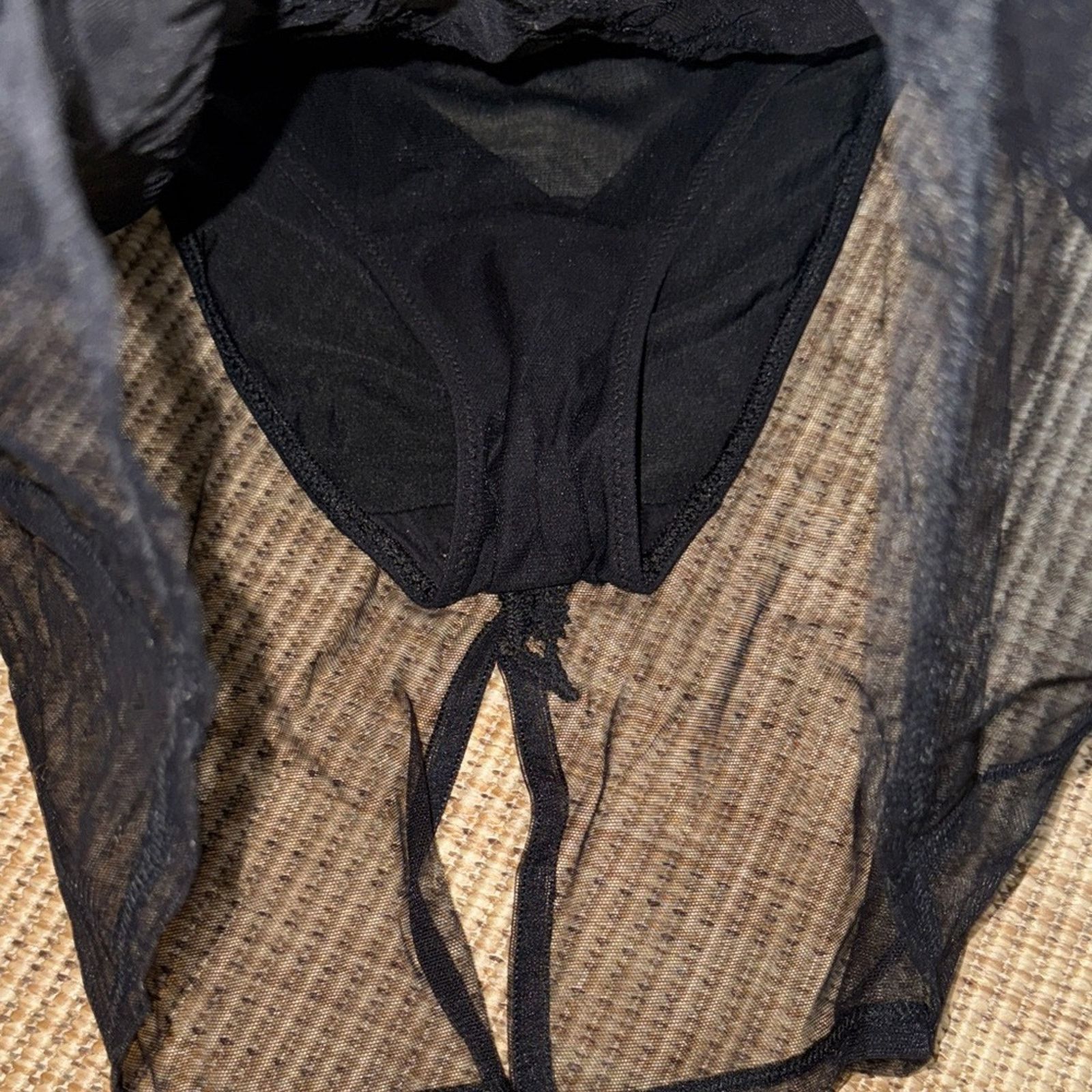 La Perla NWT La Perla sexy Black Sheer Floral Skirt Size 2 Size 26" / US 2 / IT 38 - 4 Thumbnail