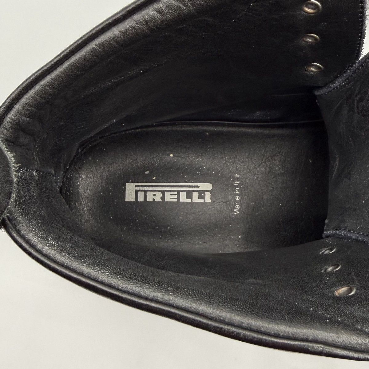 Pirelli Pirelli Tire Made In Italy Motorcycle Riding Leather Boots Size US 12 / EU 45 - 2 Thumbnail