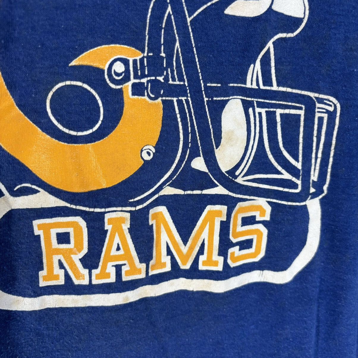 NFL × Vintage Vintage 80s LOS ANGELES RAMS T-shirt Size US S / EU 44-46 / 1 - 6 Thumbnail