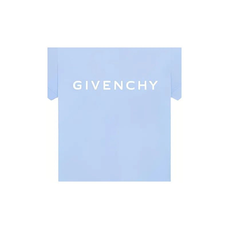 Givenchy o1w1db10325 Slim Fit T-Shirt in Light Blue Size US L / EU 52-54 / 3 - 3 Thumbnail