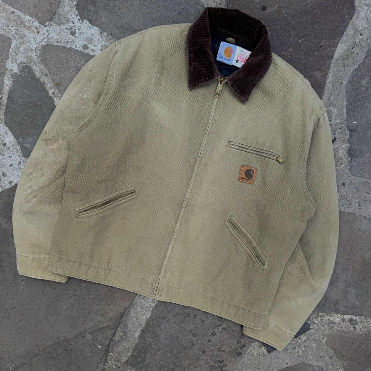 Carhartt 📦 SOLD 📦 Super rare Carhartt Detroit Jacket JQ0472 TAN Size US L / EU 52-54 / 3 - 1 Thumbnail