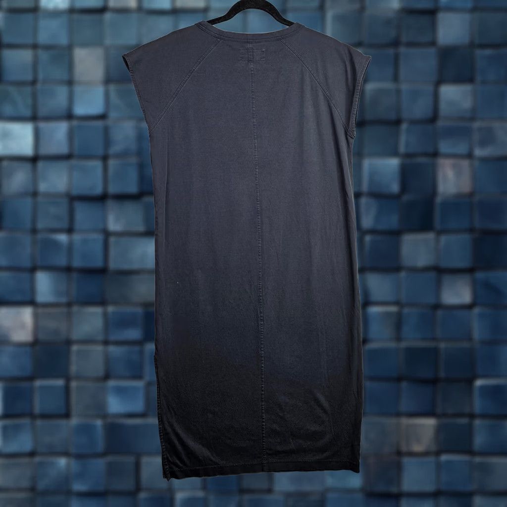 Everlane Everlane The Luxe Cotton Side Slit Tee Dress Women's Navy Blue Sz M Size M / US 6-8 / IT 42-44 - 1 Thumbnail