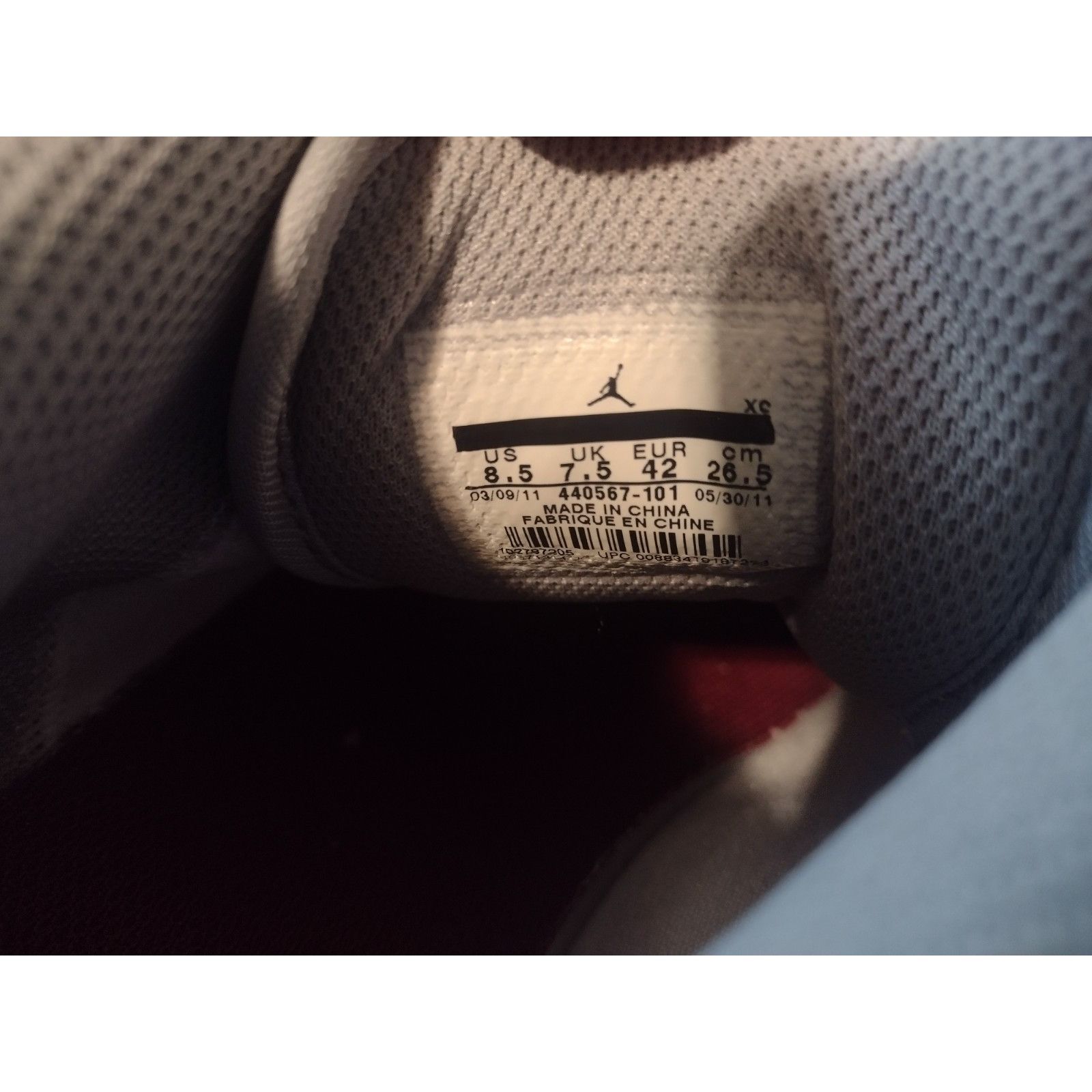 Jordan Brand Air Jordan ISO Low Top White Sneakers Size 8.5 Retro Athleti Size US 8.5 / EU 41-42 - 8 Thumbnail