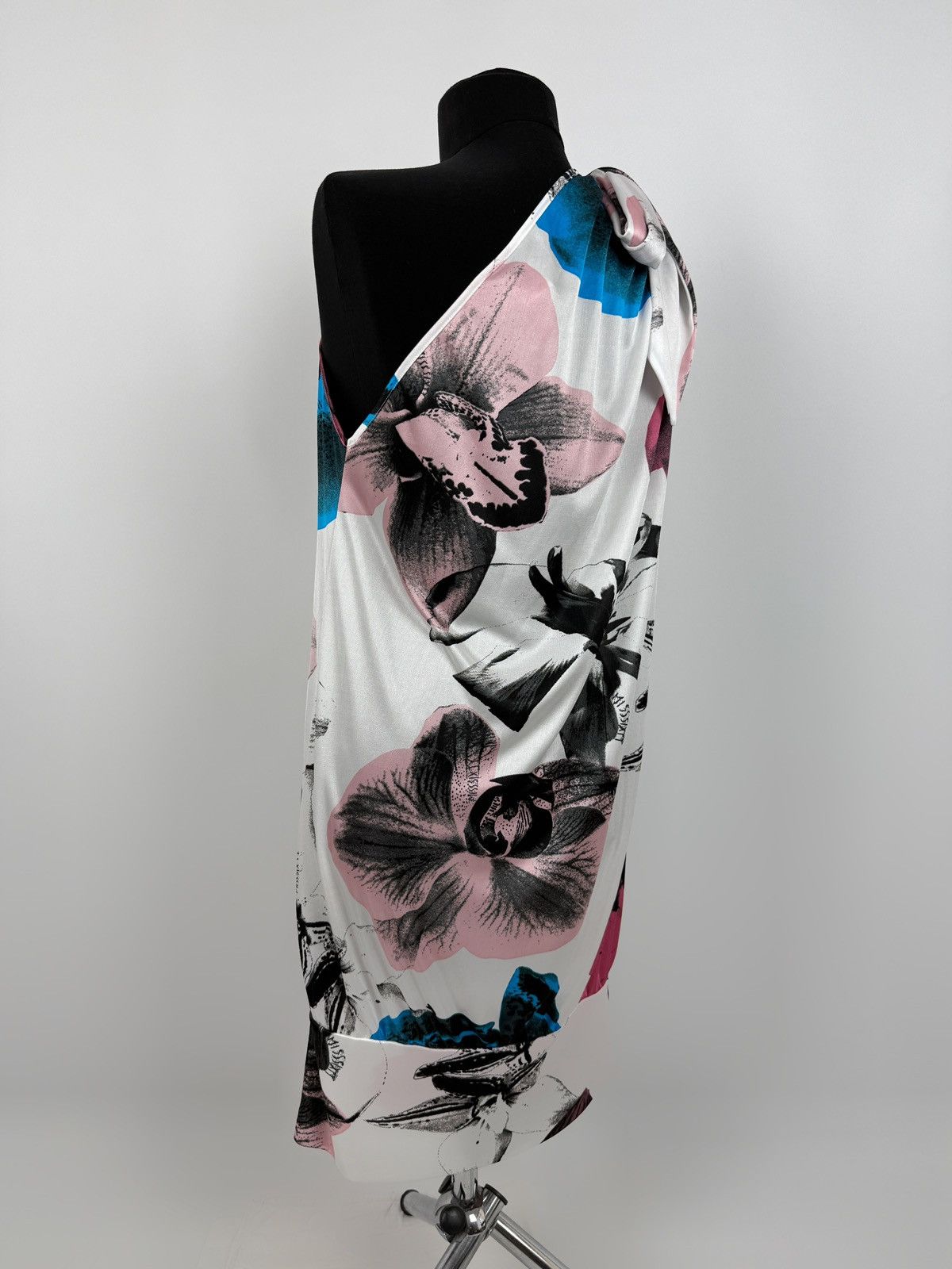 Miss Sixty Y2K Miss Sixty One Open Shoulder Floral Mini Dress M Size M / US 6-8 / IT 42-44 - 2 Thumbnail