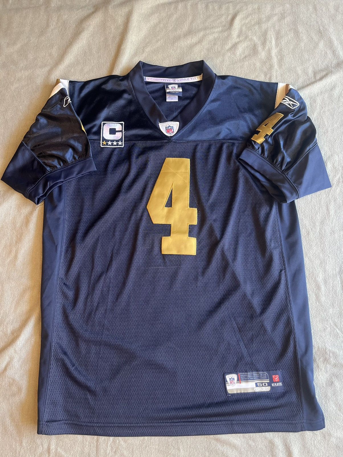 Reebok nfl jersey size 50 clearance