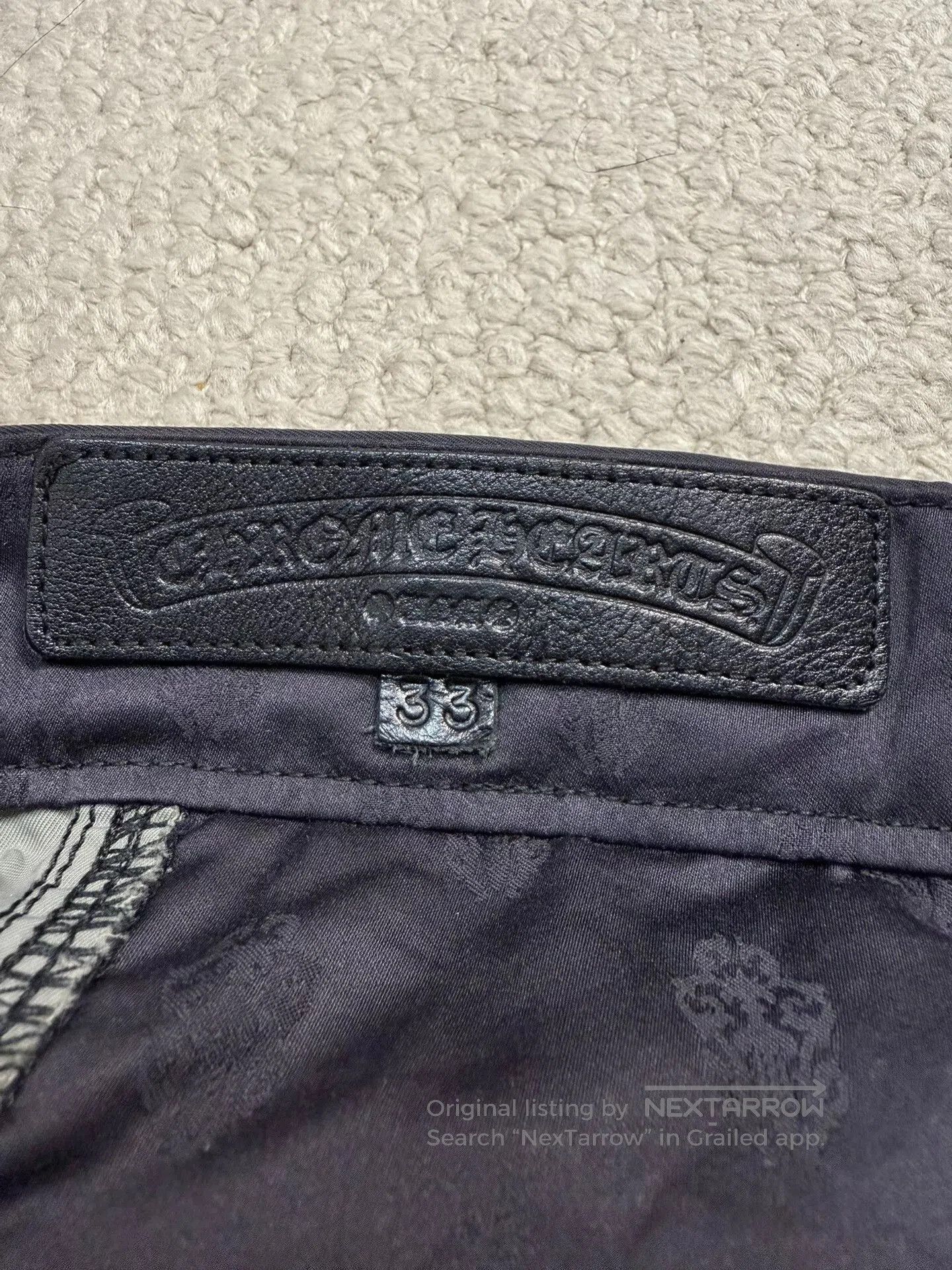 Chrome Hearts Chrome Hearts Leather Patchwork Cargo Pants. Size US 33 - 5 Thumbnail