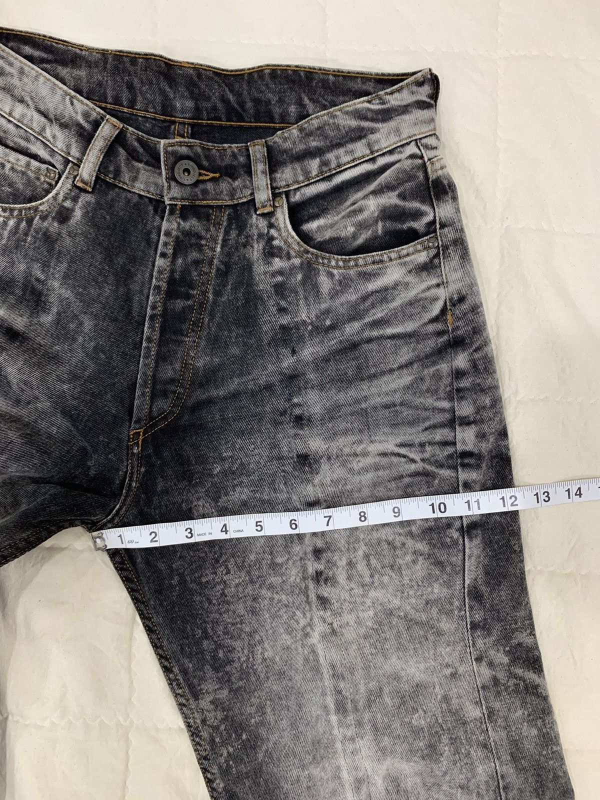 Y/Project Y/Project Metal Wire Wide Leg Jeans Size US 26 / EU 42 - 17 Thumbnail