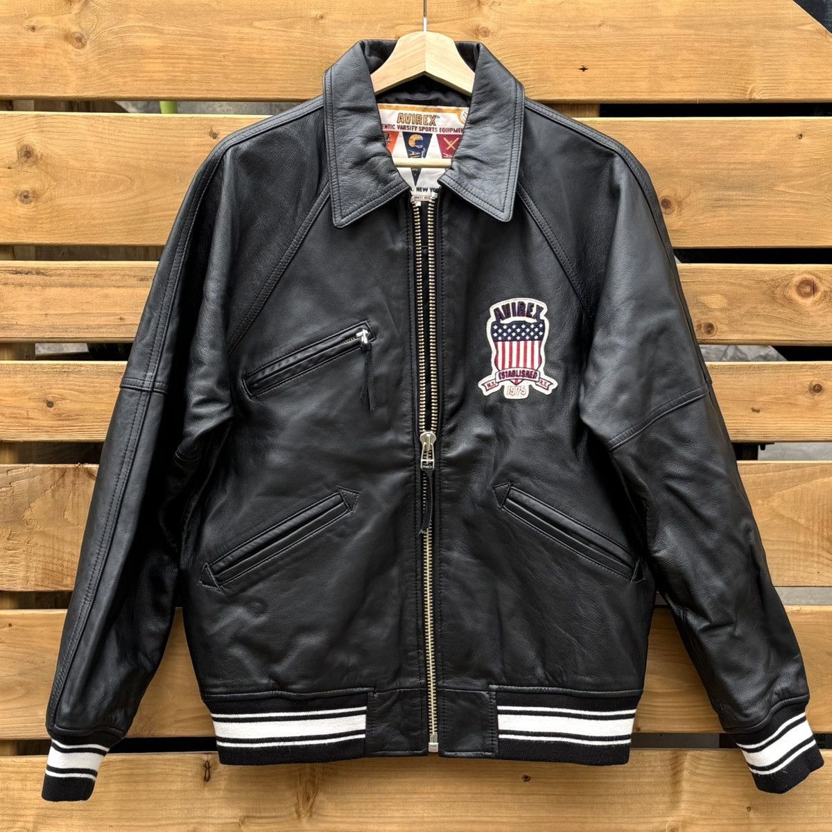 Avirex Avirex Leather Jacket Size US M / EU 48-50 / 2 - 5 Thumbnail