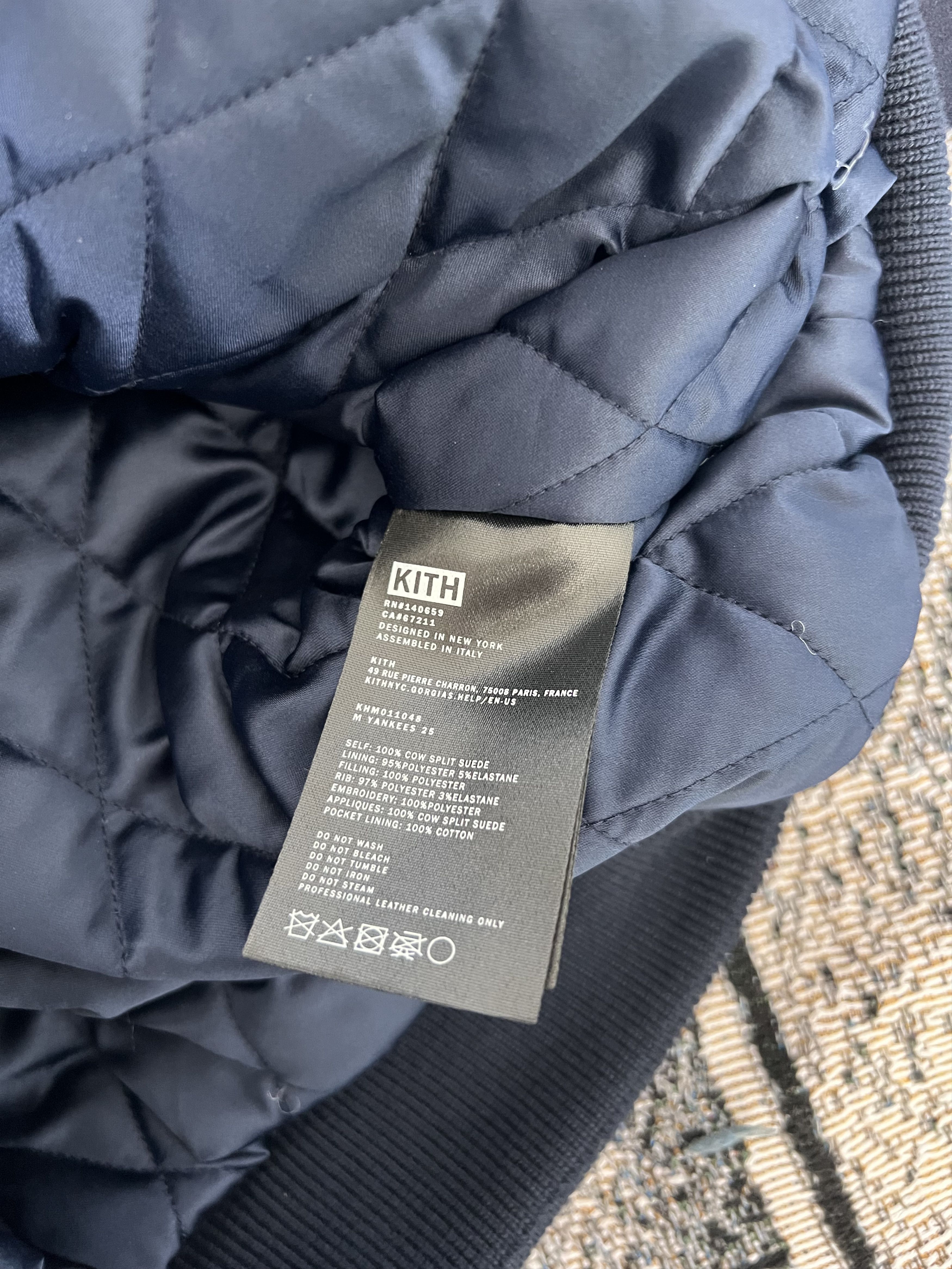 Kith × New York Yankees Kith New York Yankees Suede Porter Bomber Jacket Size US XL / EU 56 / 4 - 11 Thumbnail