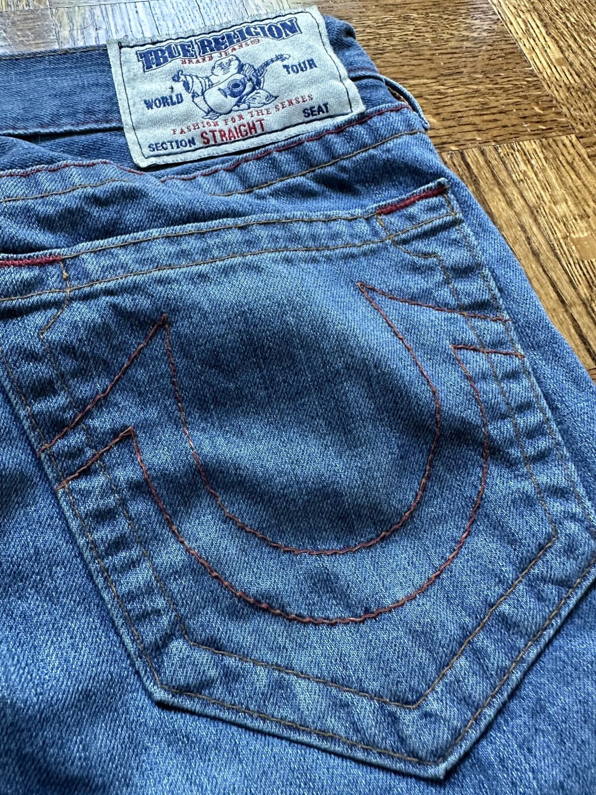 True Religion × Vintage Vintage Y2K True Religion Straight Leg Denim Jeans Size US 32 / EU 48 - 6 Thumbnail