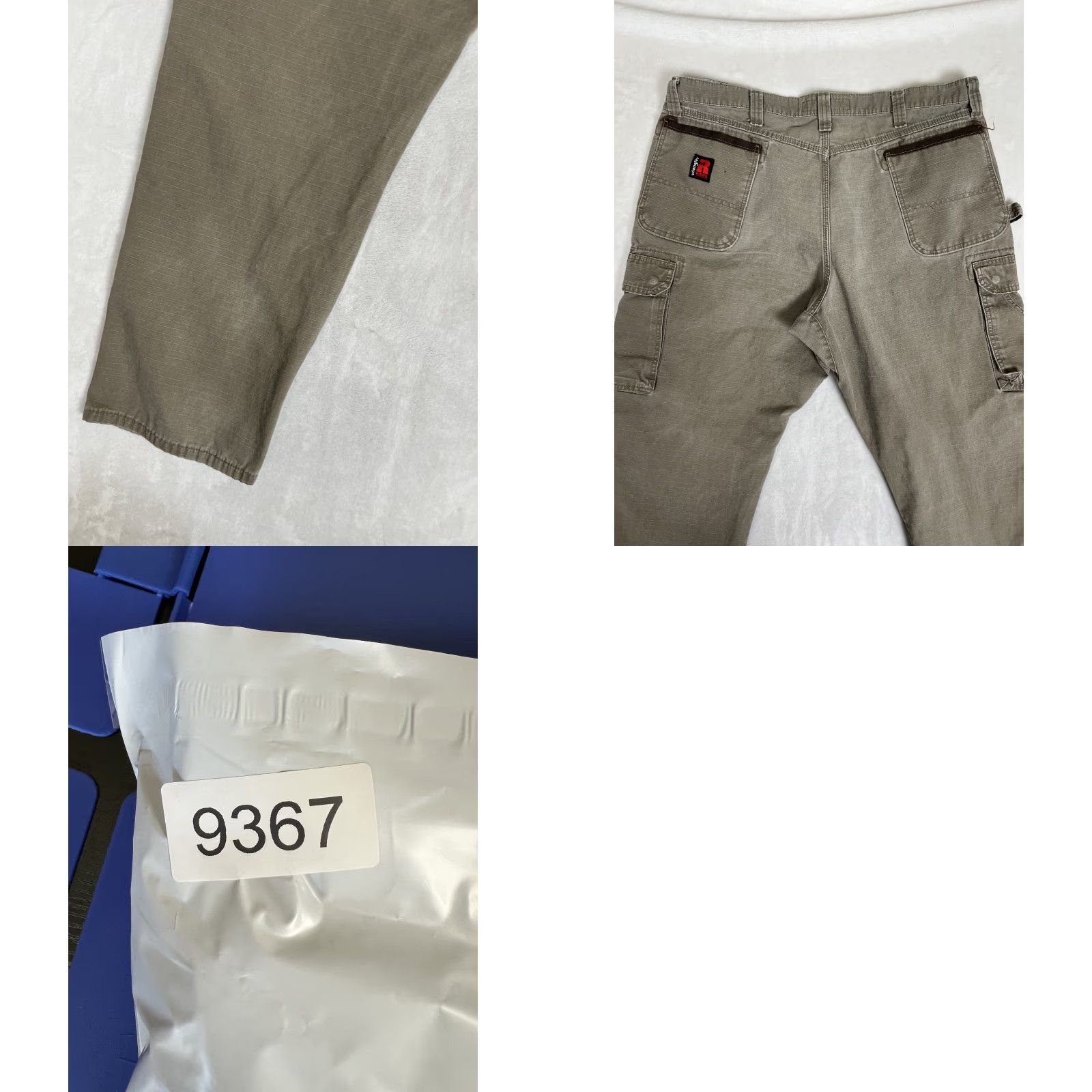 Wrangler VINTAGE Wrangler RIGGS Workwear Cargo Pants Mens 32x30 Beige Stain 90s Grunge Logo Size US 32 / EU 48 - 9 Thumbnail