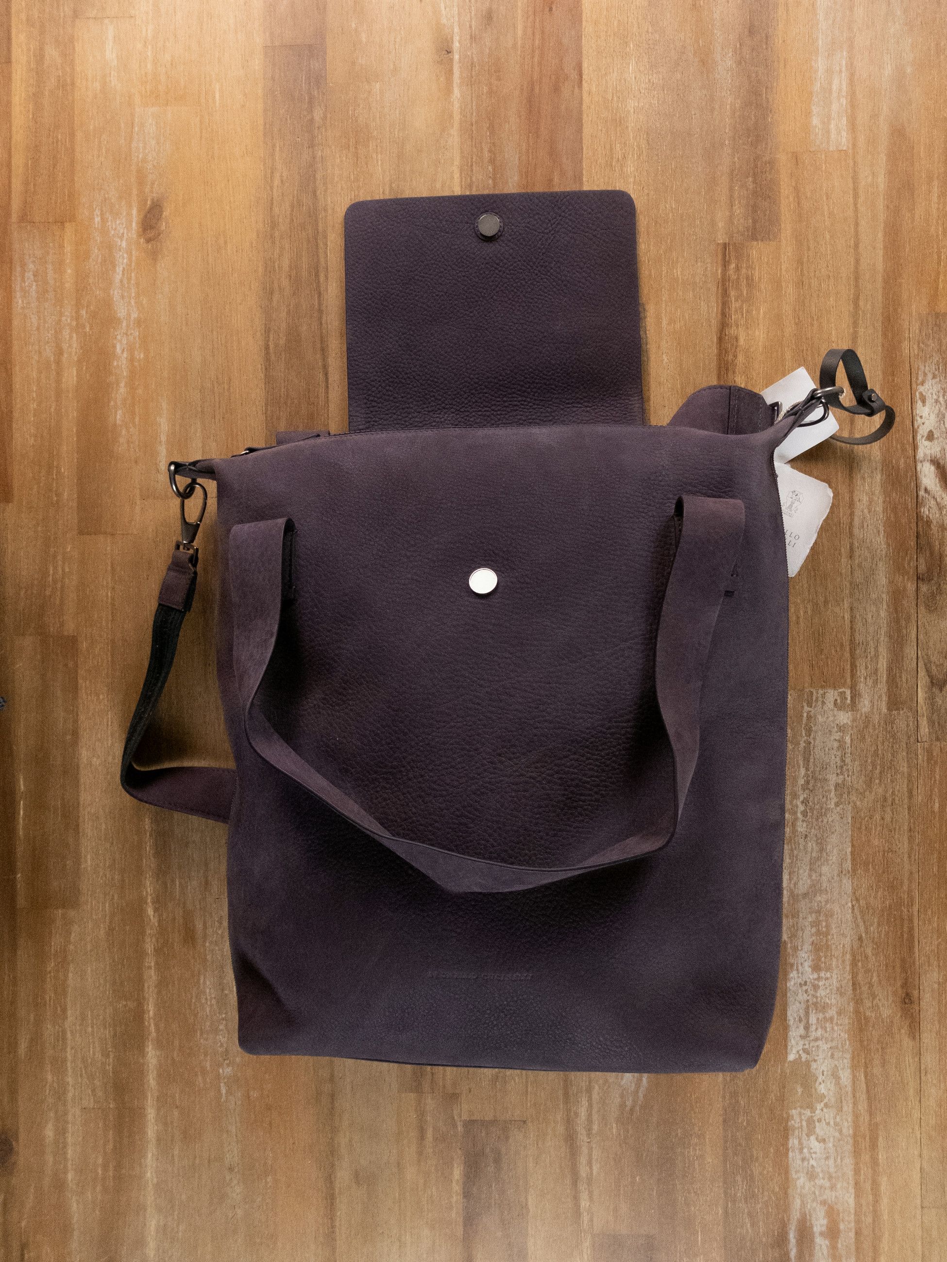 Brunello Cucinelli BRUNELLO CUCINELLI purple suede crossbody messenger bag Size ONE SIZE - 16 Thumbnail