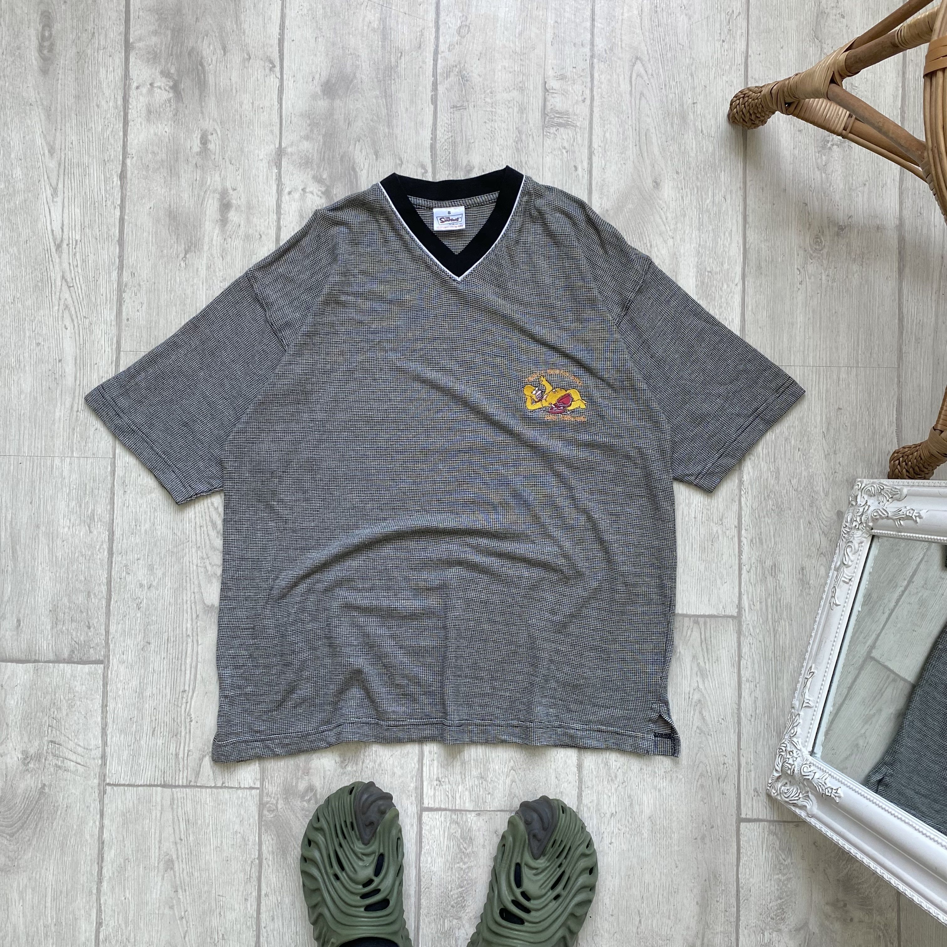 The Simpsons 🍩 Vintage 2001 Simpsons Light tee homer logo TV show Movie Size US M / EU 48-50 / 2 - 1 Thumbnail
