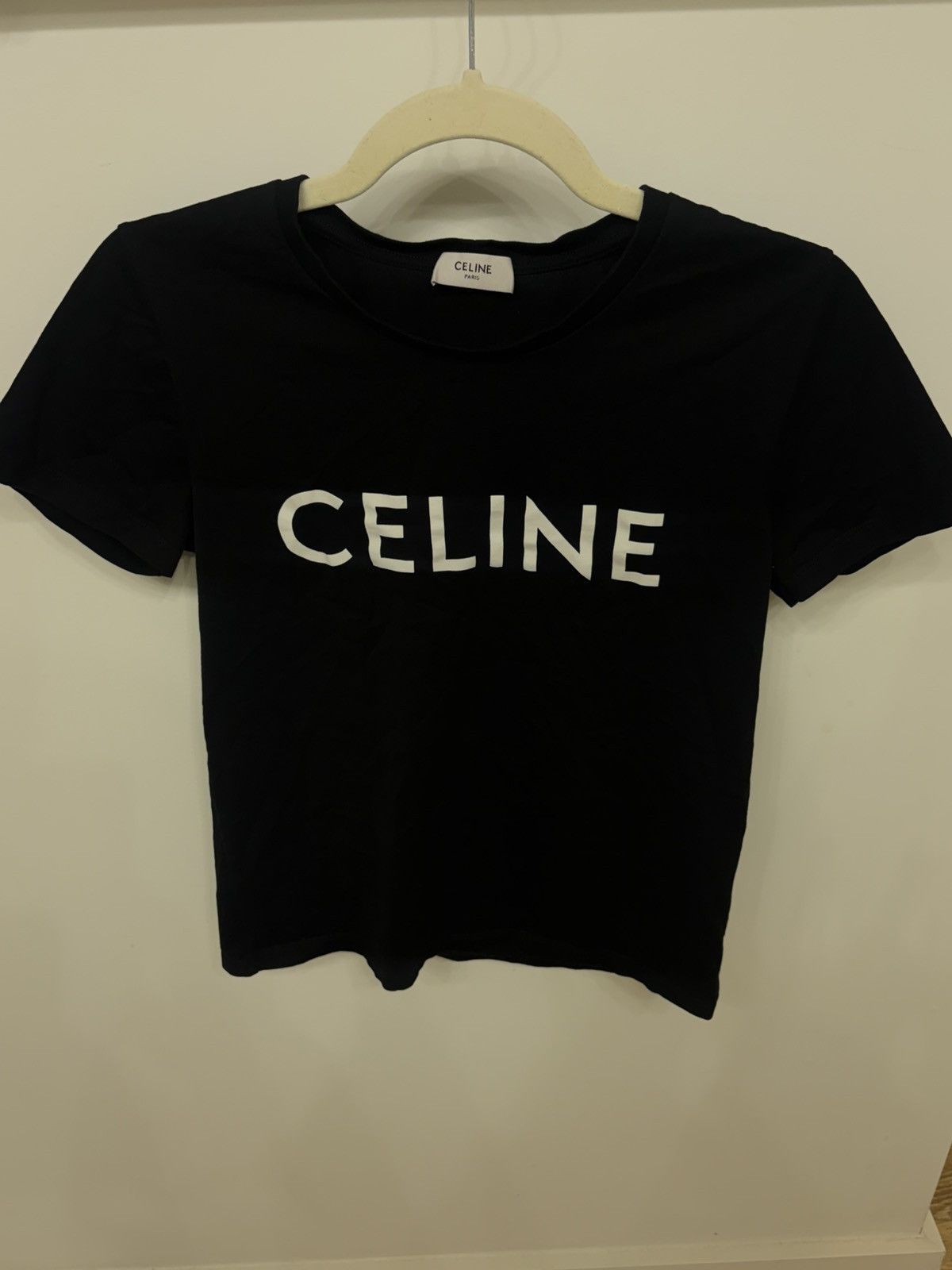 Celine Celine Logo Tee Size S / US 4 / IT 40 - 2 Thumbnail