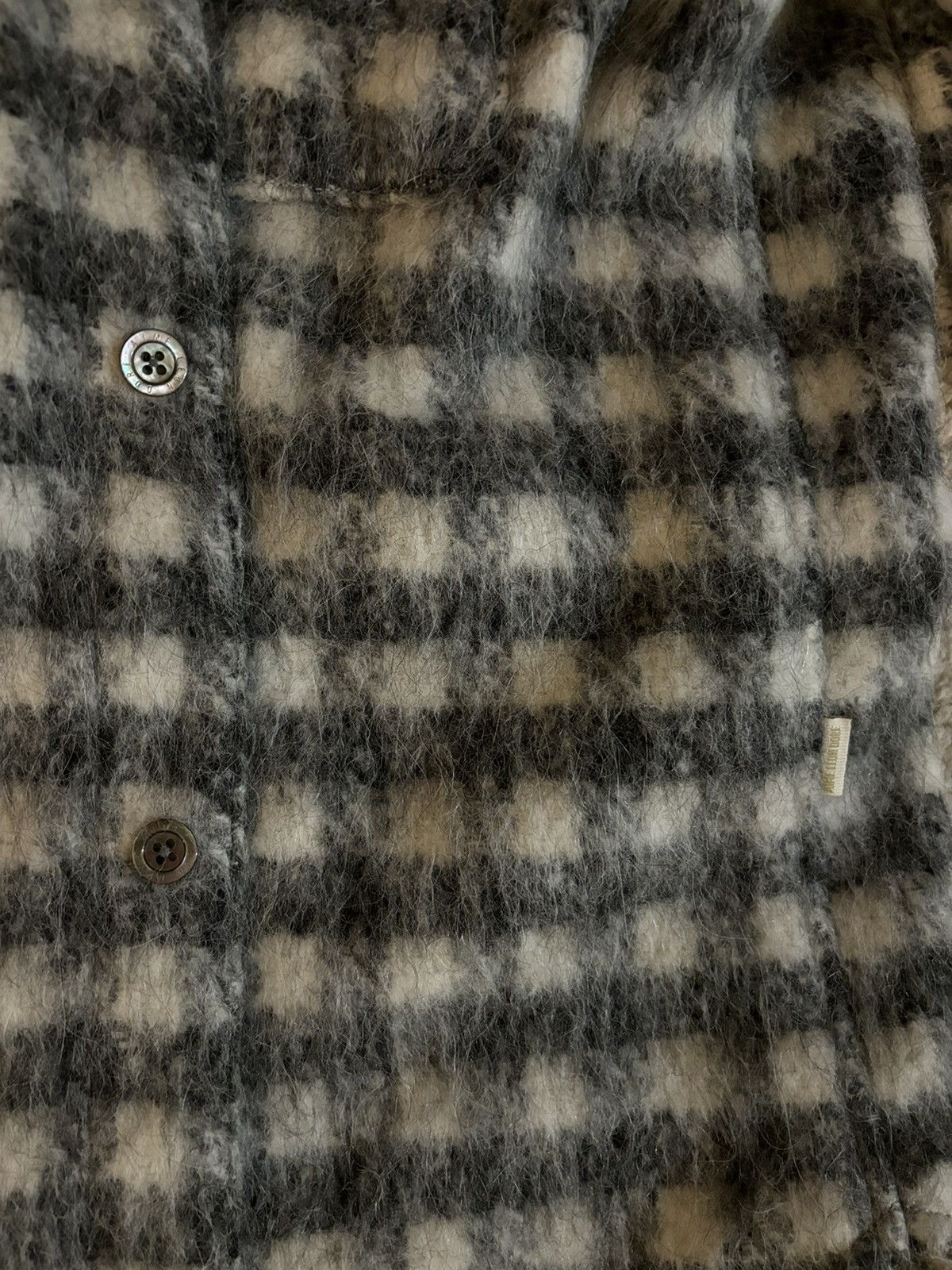 Aime Leon Dore Aime Leon Dore Alpaca Blend Grey Over shirt Size Medium Men Size US M / EU 48-50 / 2 - 12 Thumbnail