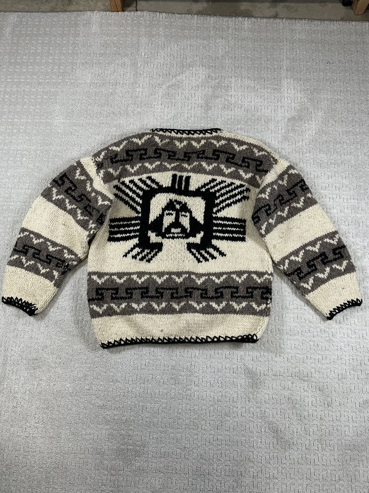 Vintage 60’s/70’s Cowichan Wool Pattern Sweater Size US L / EU 52-54 / 3 - 2 Thumbnail