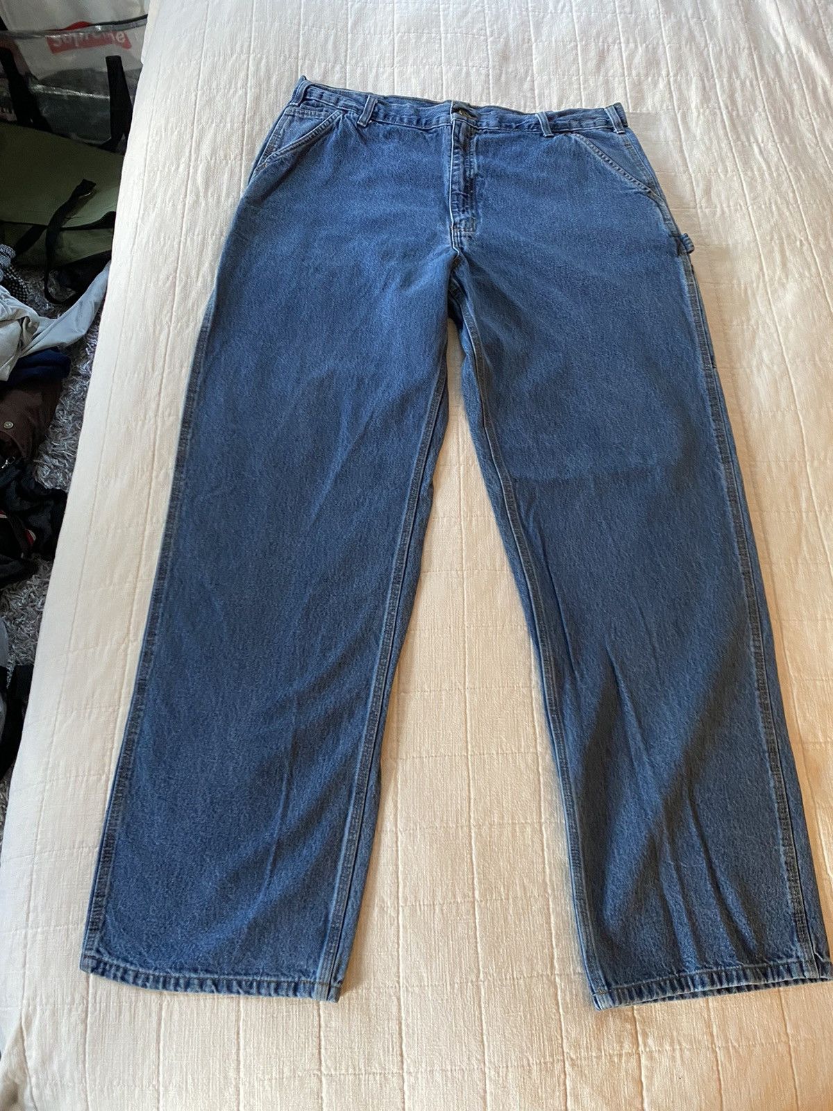 Carhartt × Dickies × Vintage Carhartt dungarees jeans 40-34 Size US 40 / EU 56 - 2 Thumbnail