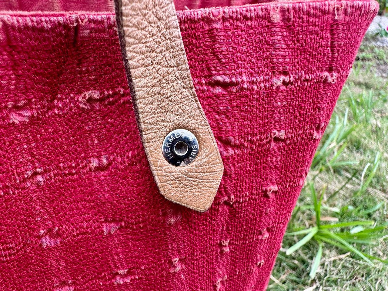 Hermes Authentic Hermes Ahmedabad GM Red Tote Bag Size ONE SIZE - 8 Thumbnail