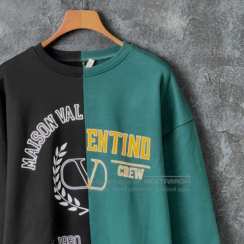 Valentino Valentino Multi-element print panelled crew neck sweatshir Size US S / EU 44-46 / 1 - 3 Thumbnail