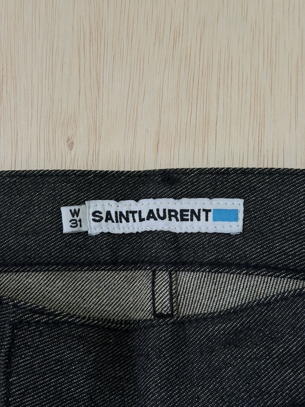 Saint Laurent Paris Saint Laurent Raw Denim Bootcut W31 Size US 30 / EU 46 - 7 Thumbnail