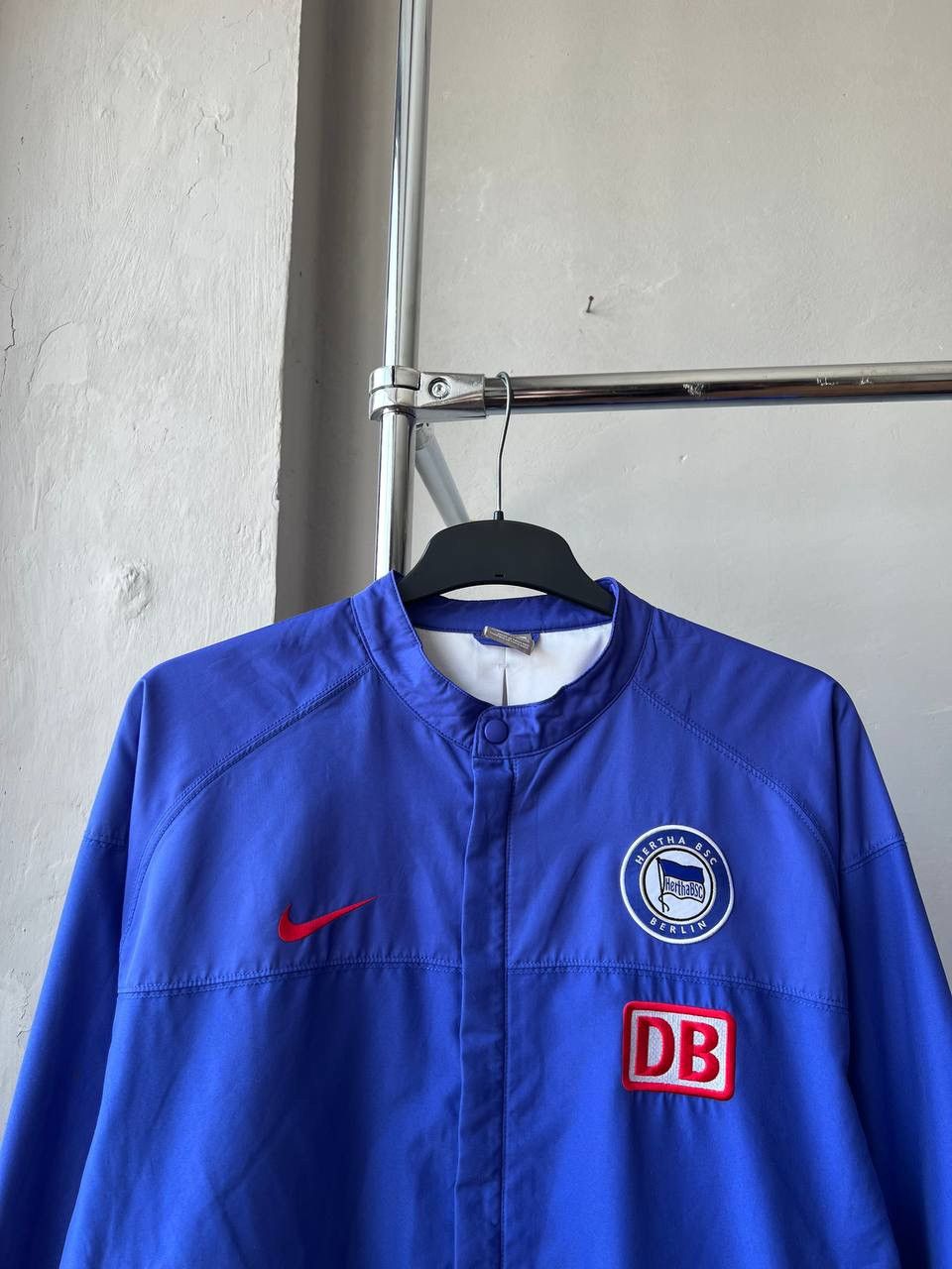 Nike 2007/08 HERTHA BSC BERLIN NIKE TRAINING VINTAGE SOCCERJACKET Size US L / EU 52-54 / 3 - 3 Thumbnail