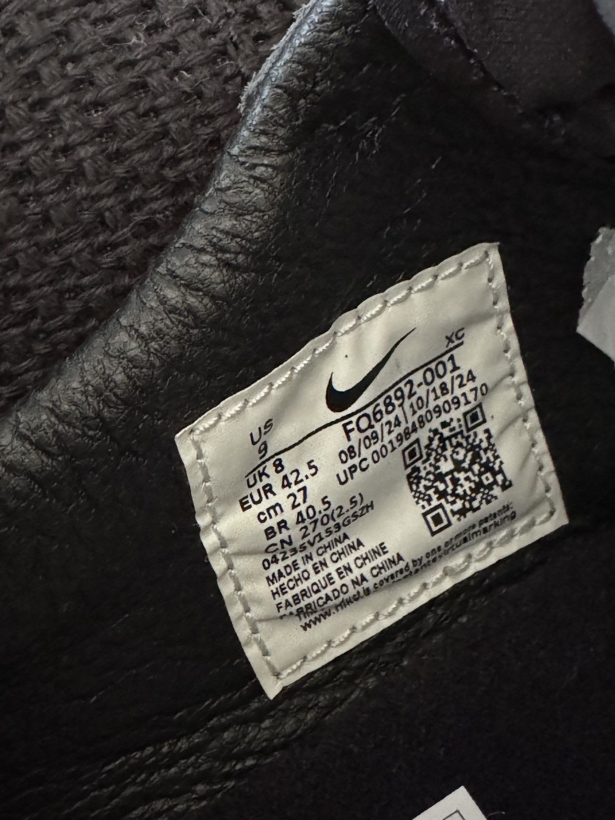 Bode × Nike Bode x Nike Astrograbber - Black Size US 9 / EU 42 - 10 Thumbnail
