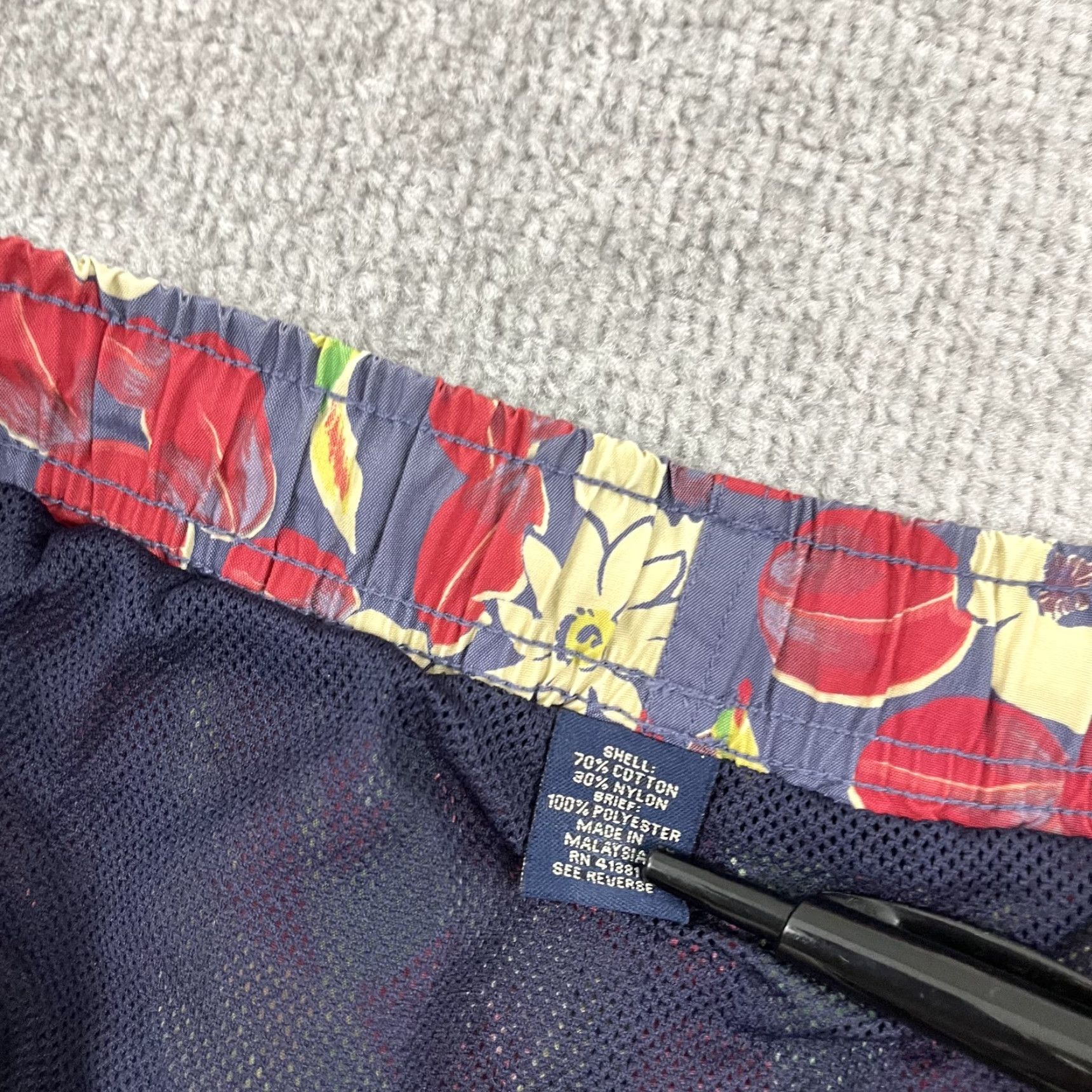 Polo Ralph Lauren Polo Ralph Lauren Polo Sport Swim Trunks Mens XL / 8" Lined Blue Floral Board Shorts Shirt?? Size US XL / EU 56 / 4 - 7 Thumbnail