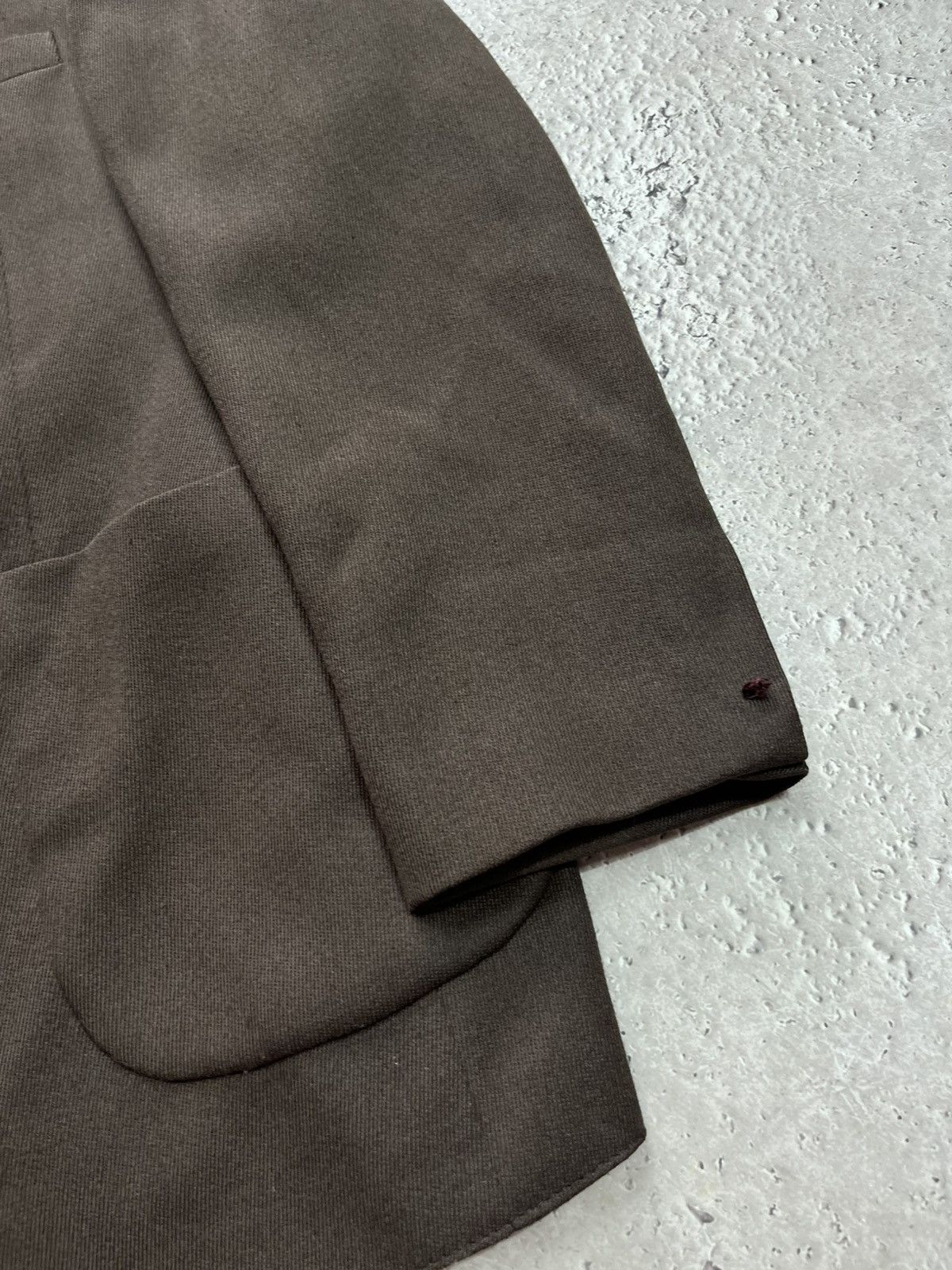 Other Vintage Brown Double Breasted Blazer Wool Mix Size 50 Jacket Size US M / EU 48-50 / 2 - 5 Thumbnail