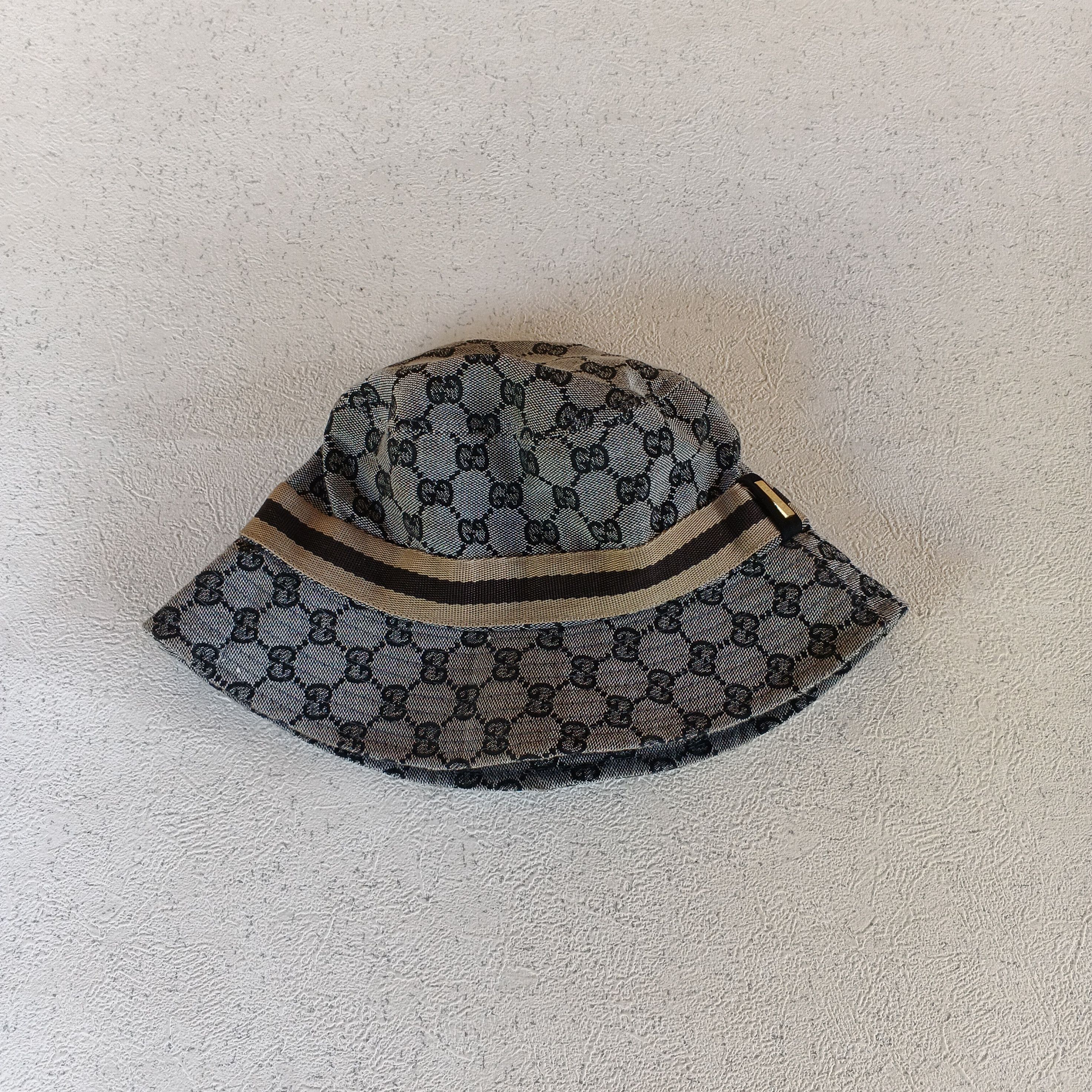 ケン【GUCCI 2000s】Monogram Bucket Hat ケン【GUCCI 2000s】Monogram Bucket Hat Gucci 2000s denim monogram