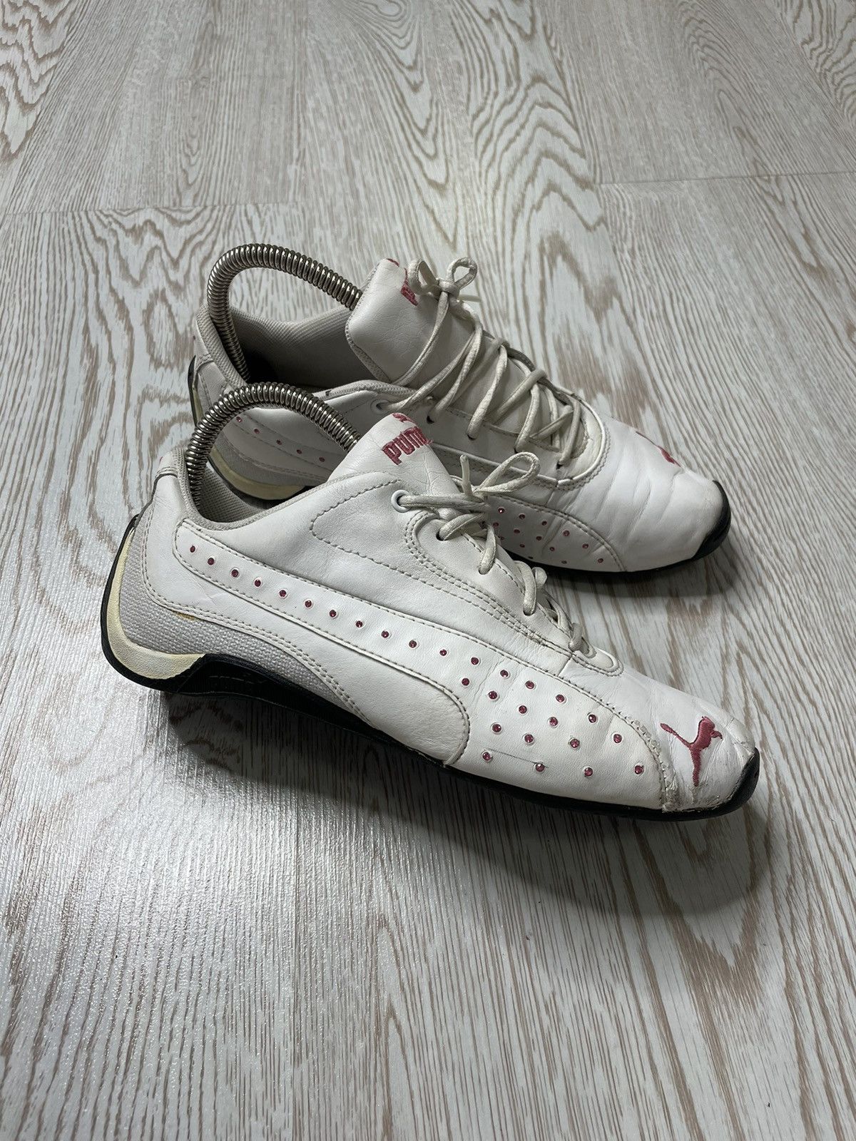 Puma × Vintage Vintage Puma Speed Cat Leather Racing Sneakers Size US 5 / IT 35 - 2 Thumbnail
