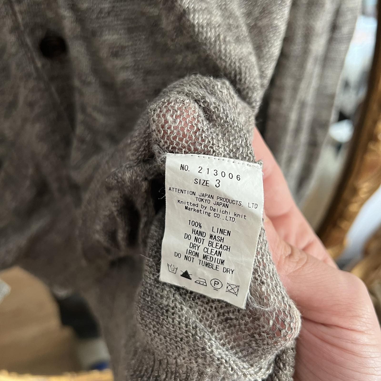 Designer × Japanese Brand × Vlas Blomme Vlas Blomme Kortrijk Cardigan Sz 3 Size US XL / EU 56 / 4 - 7 Thumbnail