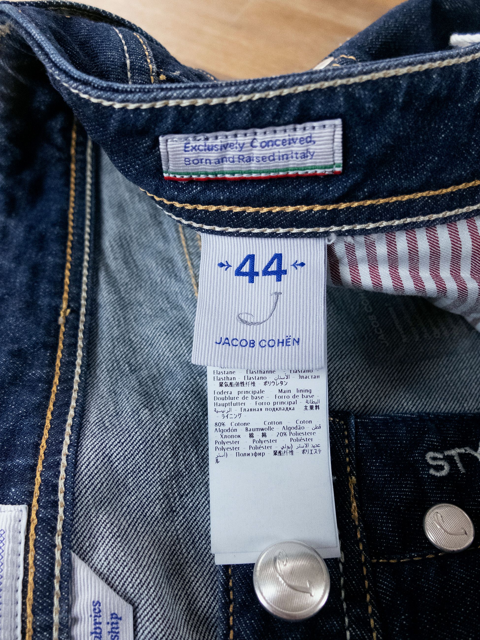 Jacob Cohen JACOB COHEN 5 pocket luxury denim navy blue jeans Size 44 Size US 44 / EU 60 - 6 Thumbnail