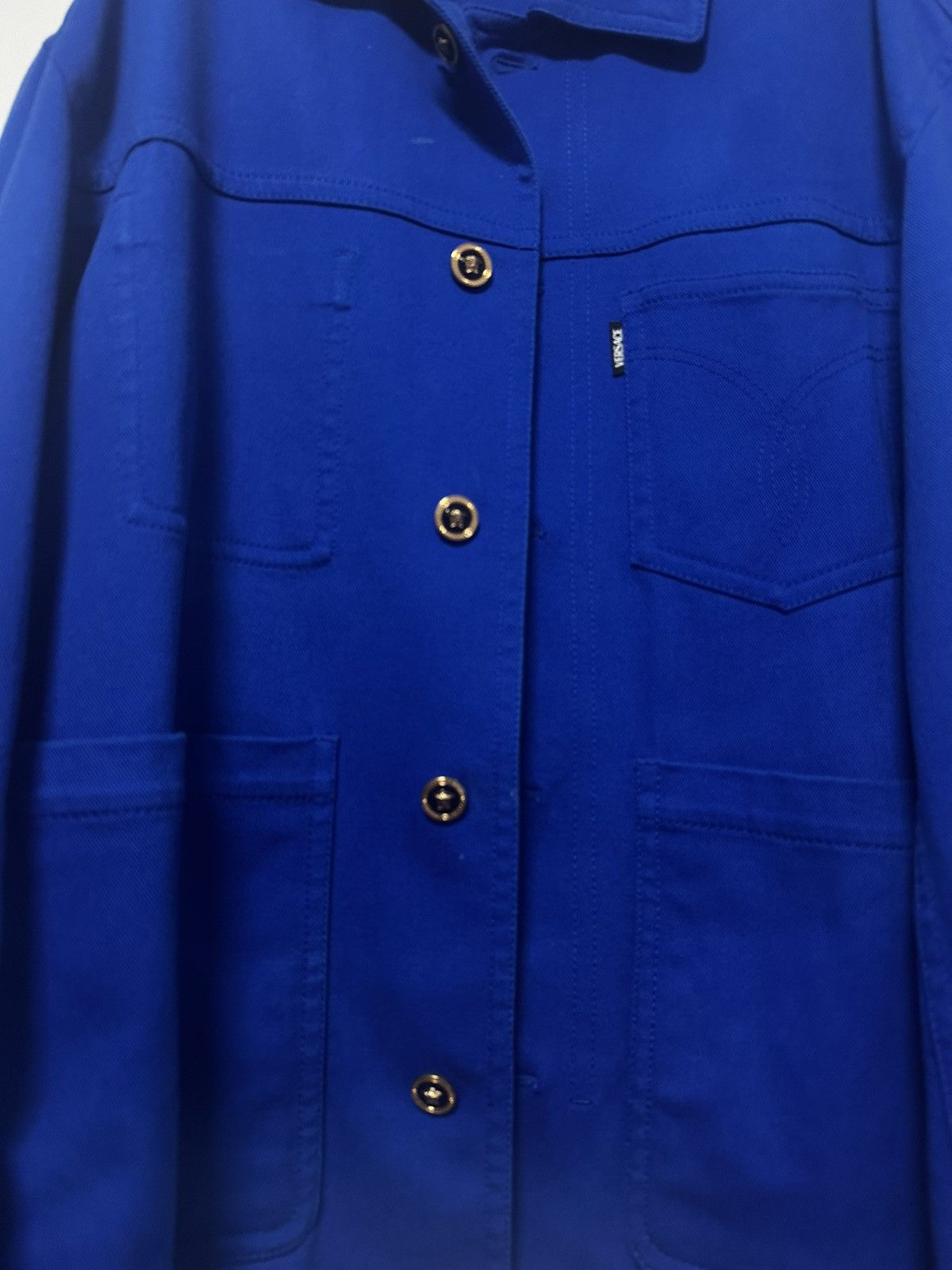 Versace Versace Blue Workwear Suit Size 46R - 3 Thumbnail