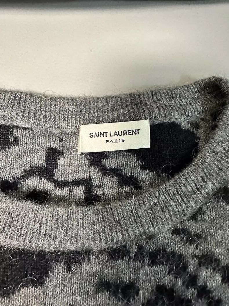 Saint Laurent Paris Saint laurent paris Zebra Stripe sweater 2506-Nextarrow Size US L / EU 52-54 / 3 - 2 Thumbnail