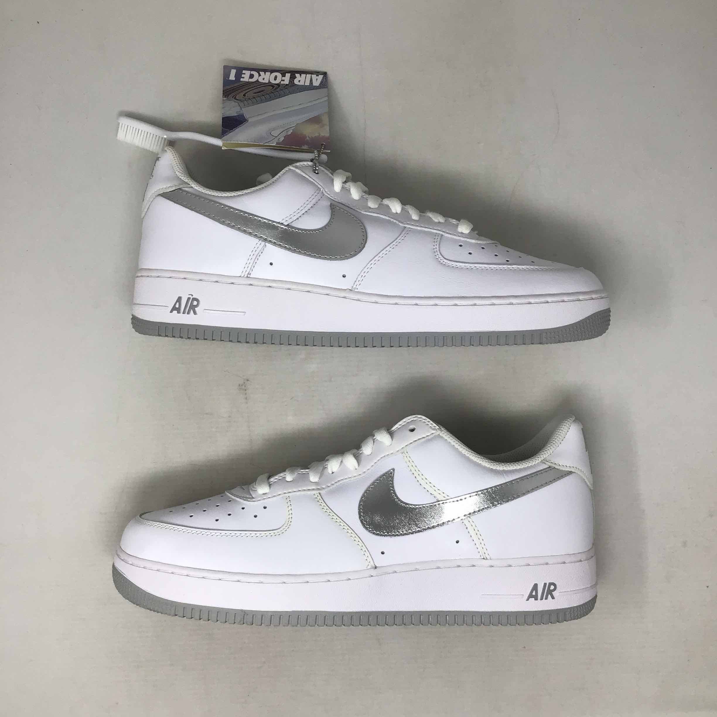 Nike Air Force 1 Low Color of the Month - White Silver